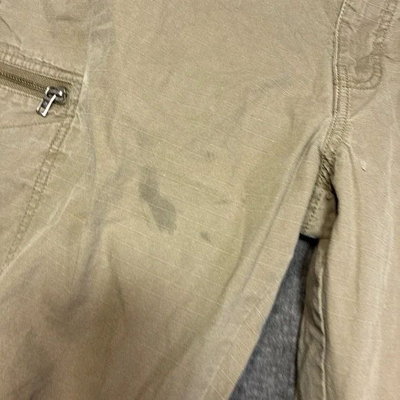 Columbia Pants Mens 36x30 Khaki Nylon Stretch Hiking Ripstop Quick Dry Utility - Picture 4 of 13